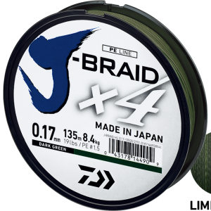 DAIWA BOB J BRAID X4 135M DG